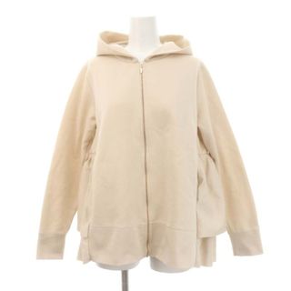 ヨリ 23AW ダンボールニットパーカー ジップアップ 長袖 F ベージュ