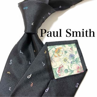 ポールスミス(Paul Smith)の美品 現行タグ ポールスミス ネクタイ ハイブランド ロゴグラム マルチカラー(ネクタイ)