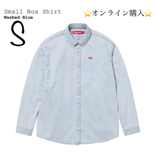 シュプリーム(Supreme)のSupreme Small Box Shirt "Washed Blue"(シャツ)