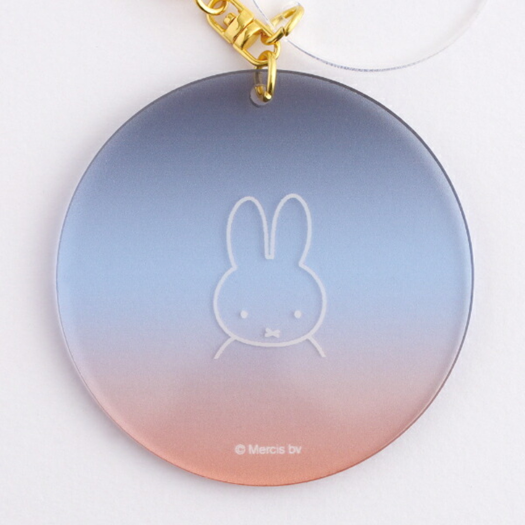 miffy(ミッフィー)のミッフィー 2連キーホルダー（miffy）   ネイビー/オレンジ レディースのファッション小物(キーホルダー)の商品写真