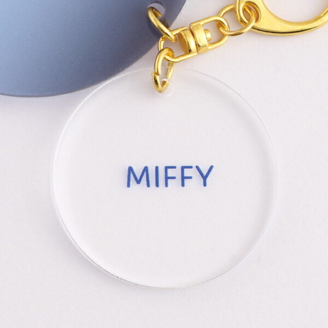 miffy(ミッフィー)のミッフィー 2連キーホルダー（miffy）   ネイビー/オレンジ レディースのファッション小物(キーホルダー)の商品写真