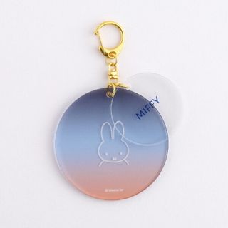 ミッフィー(miffy)のミッフィー 2連キーホルダー（miffy）   ネイビー/オレンジ(キーホルダー)