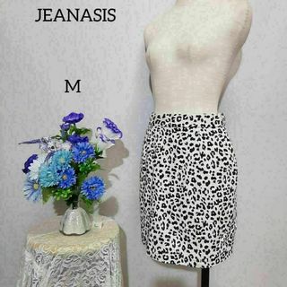 JEANASIS　極上美品　膝丈スカート　Mサイズ　豹柄系