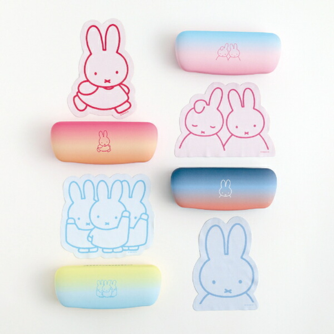 miffy - ミッフィー メガネケース&クロスセット(miffy) 小物 miffy - ミッフィー メガネケース&クロスセット(miffy) 小物