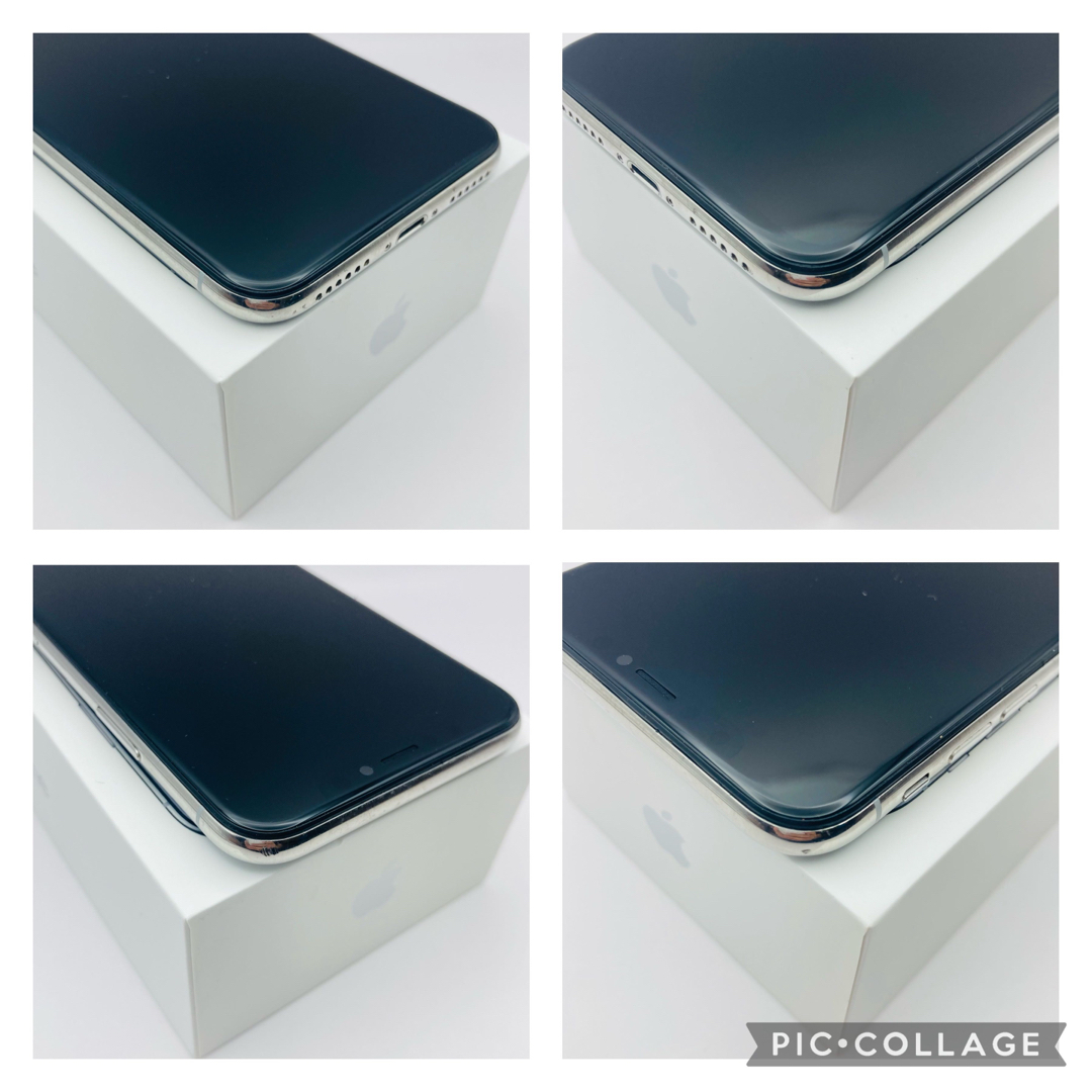 Apple(アップル)の美品　iPhone X Silver 64GB SIMフリー 新品 電池100% スマホ/家電/カメラのスマートフォン/携帯電話(スマートフォン本体)の商品写真