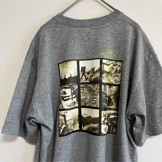 ザノースフェイス(THE NORTH FACE)のノースフェイス　 Tシャツ　グレー　L(Tシャツ/カットソー(半袖/袖なし))