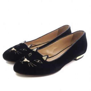 Charlotte Olympia - シャーロットオリンピア キティ パンプス ネコ キャット 36 23.0cm 黒