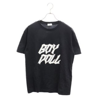 セリーヌ(celine)のCELINE セリーヌ 22AW BOY DOLL ボーイドール ラインストーン ロゴプリント 半袖Tシャツ カットソー ブラック 2X59C671Q(Tシャツ/カットソー(半袖/袖なし))