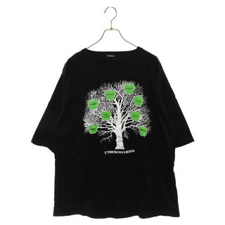 UNDERCOVERISM アンダーカバイズム 23SS Languid Apple Tree Tee ラウングィド アップル プリント クルーネック カットソー 半袖Tシャツ ブラック(Tシャツ/カットソー(半袖/袖なし))