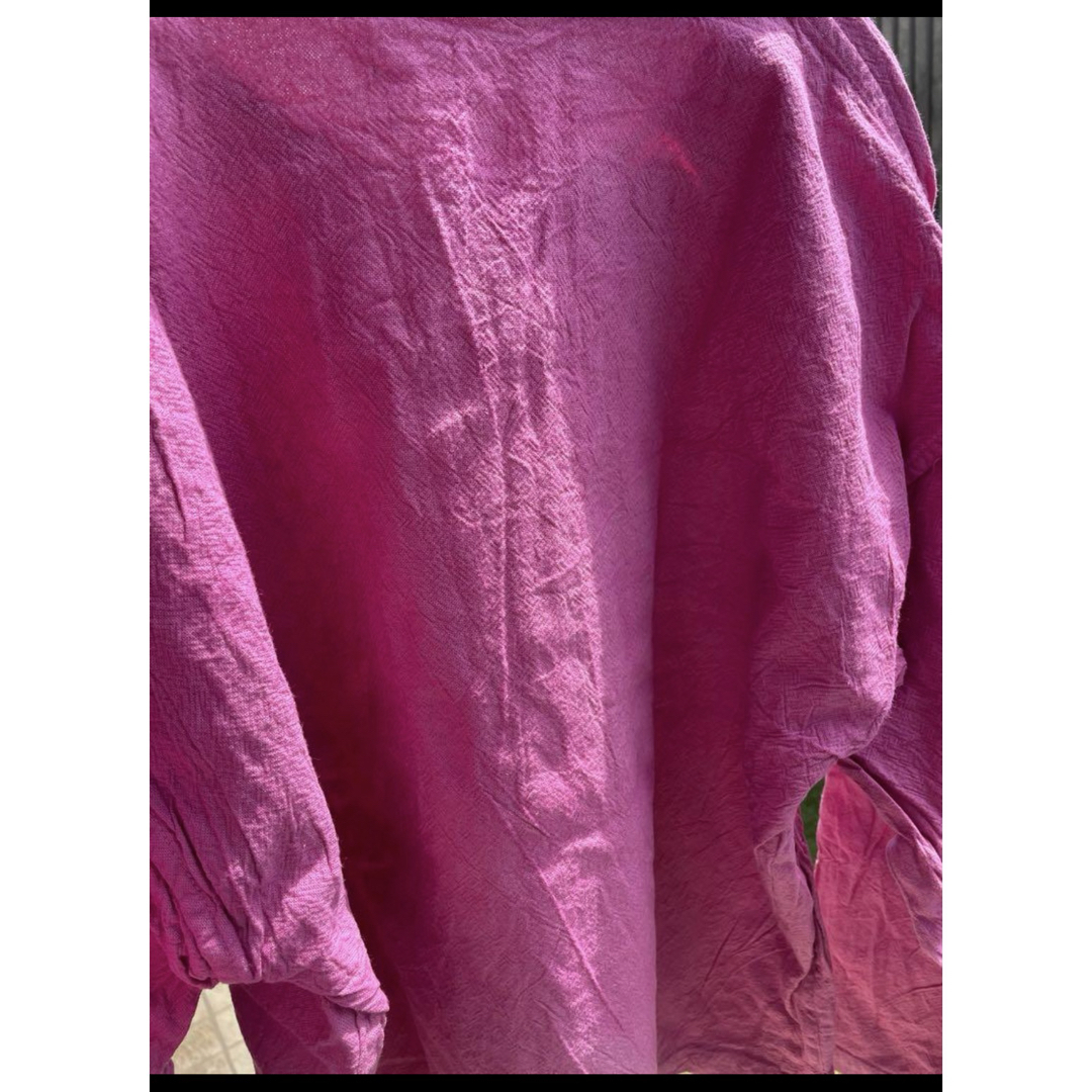 ヂェン先生の日常着　厚手長袖Ｔシャツ　ショート レディースのトップス(カットソー(長袖/七分))の商品写真