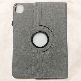 【新品・未使用】iPad Air4ケース デニム生地 グレー(iPadケース)