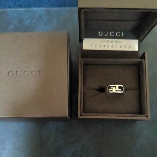 グッチ(Gucci)のGUCCI ダブルGロゴ リング SV925 グッチ 指輪(リング(指輪))