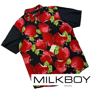 ミルクボーイ(MILKBOY)の極美品■MILKBOY ミルクボーイ■アップル ポイズン リンゴ 林檎 シャツ(シャツ)