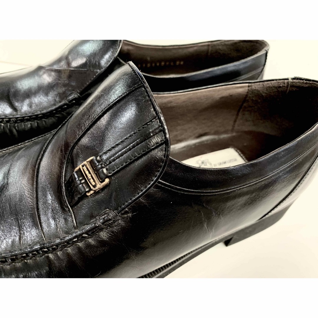 madras(マドラス)のマドラスmadras革靴メンズ紳士ワンポイント金ゴールド日本製24cmスリッポン メンズの靴/シューズ(ドレス/ビジネス)の商品写真