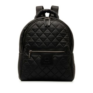 シャネル(CHANEL)の美品 シャネル ココマーク コココクーン リュック バックパック A92559 ナイロン レディース CHANEL 【1-0149595】(リュック/バックパック)