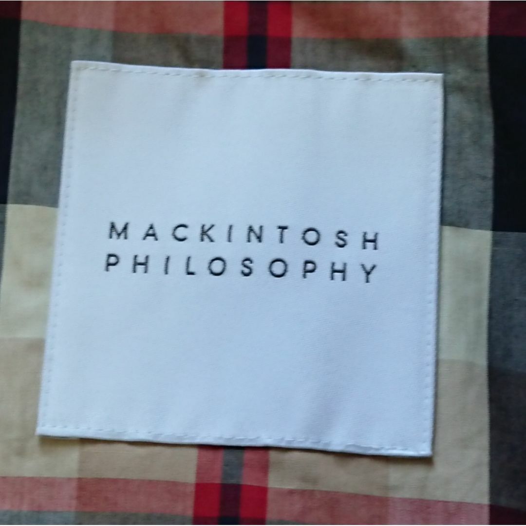 MACKINTOSH PHILOSOPHY(マッキントッシュフィロソフィー)のマッキントッシュフィロソフィー　ステンカラーコート 無地 ブルー コットン M メンズのジャケット/アウター(ステンカラーコート)の商品写真