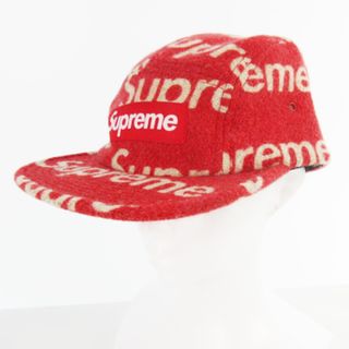 シュプリーム SUPREME キャップ ハリスツイード レッド 18AW