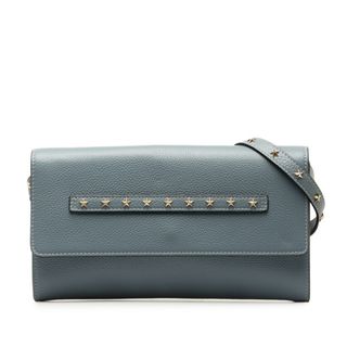 ヴァレンティノ(VALENTINO)のヴァレンチノ スタッズ ショルダーバッグ レザー レディース Valentino 【1-0149670】(ショルダーバッグ)