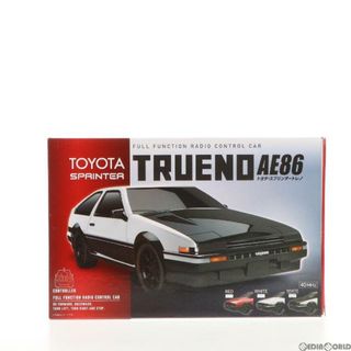 ホワイト(WHITE)のTOYOTA SPRINTER TRUEND(スプリンタートレノ) AE86 Carbon bonnet(ホワイト×ブラック) 40MHz仕様 ラジコン(AHR3145) ピーナッツ・クラブ(トイラジコン)