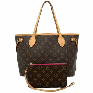 ルイヴィトン(LOUIS VUITTON)の【SALE】LOUIS VUITTON ルイヴィトン トートバッグ モノグラム ネヴァーフルPM ハンドバッグ 肩掛け 通勤 通学 鞄 かばん M41245    ブラウン 茶 ピヴォワンヌ ゴールド金具 レディース【中古品】(トートバッグ)