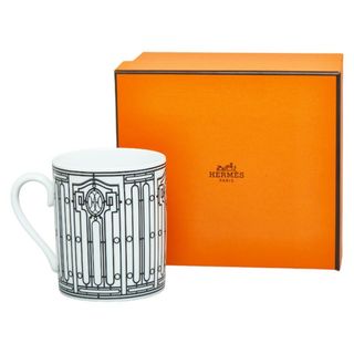 Hermes - 美品 エルメス Hデコ アッシュデコ マグカップ 陶器 レディース HERMES 【1-0150295】