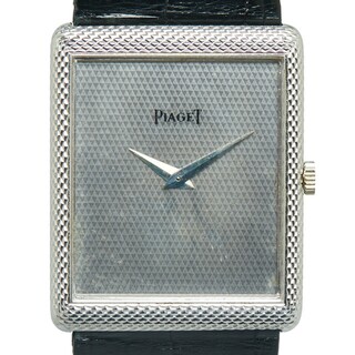 ピアジェ(PIAGET)のピアジェ プロトコール 腕時計 9152 手巻き シルバー文字盤 ホワイトゴールド レディース PIAGET 【214-51089】(腕時計)