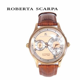 ROBERTA SCARPA 自動巻きDUAL TIME RS-6001 腕時計(腕時計)