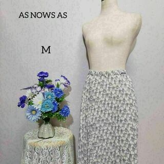 AS KNOW AS PINKY - アズノウアズピンキー　極上美品　プリーツスカート　Mサイズ　花柄系