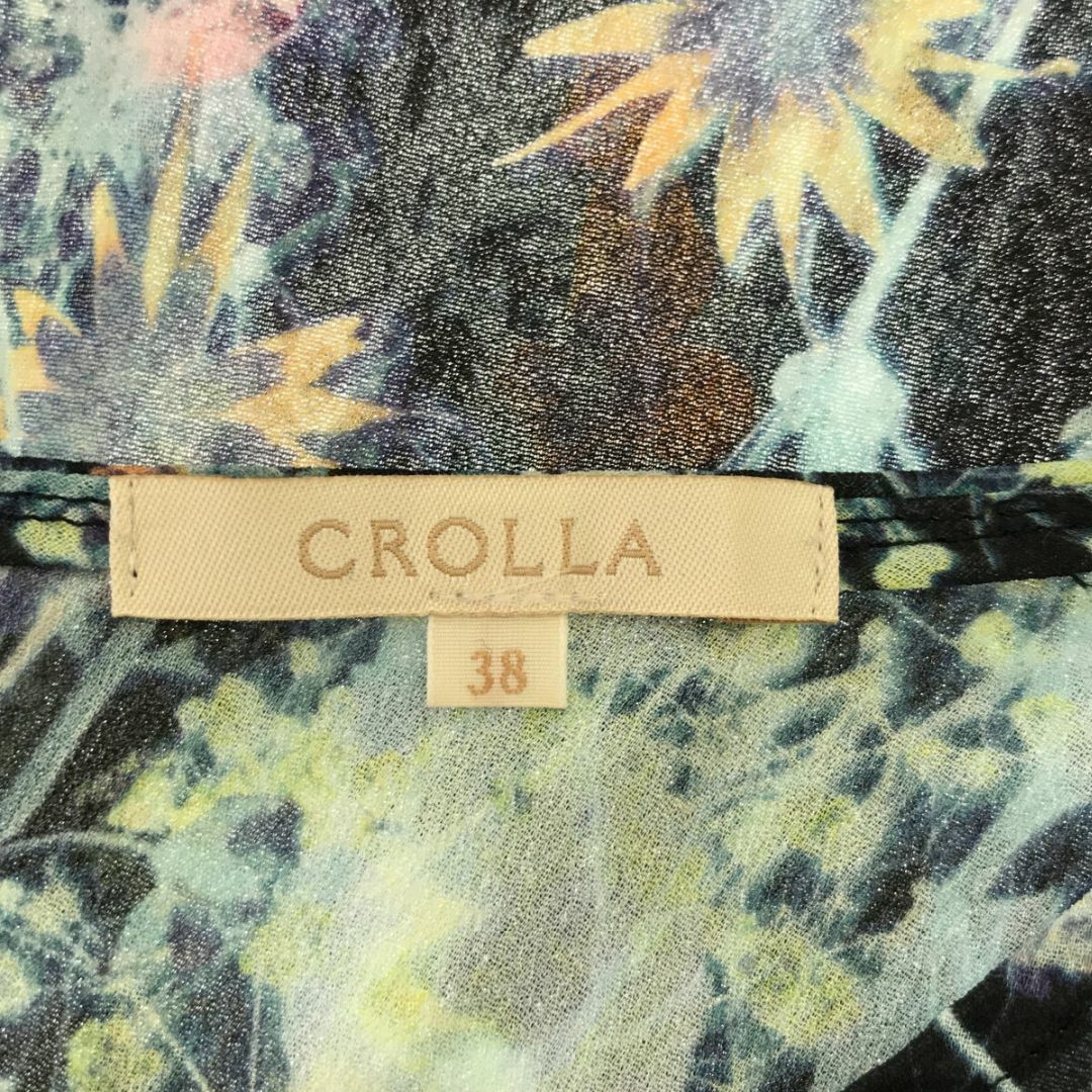 CROLLA(クローラ)のCROLLA クローラ シャツ トップス フレンチスリーブ フリル カジュアル レディースのトップス(シャツ/ブラウス(半袖/袖なし))の商品写真
