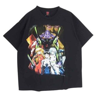 ギークスルール geeks rule Ｔシャツ EVANGELION VOL.03 エヴァンゲリオン プリント 半袖 クルーネック Tシャツ ブラック系 XXL ニカラグア製【新古品】【未使用】【中古】(シャツ)