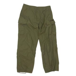 BEAMS - BEAMS ビームス 38-24-0081-803 PLUS MIL 6 Pocket 80/3 Ripstop ミリタリー リップストップ カーゴ パンツ グリーン グリーン系 M【中古】