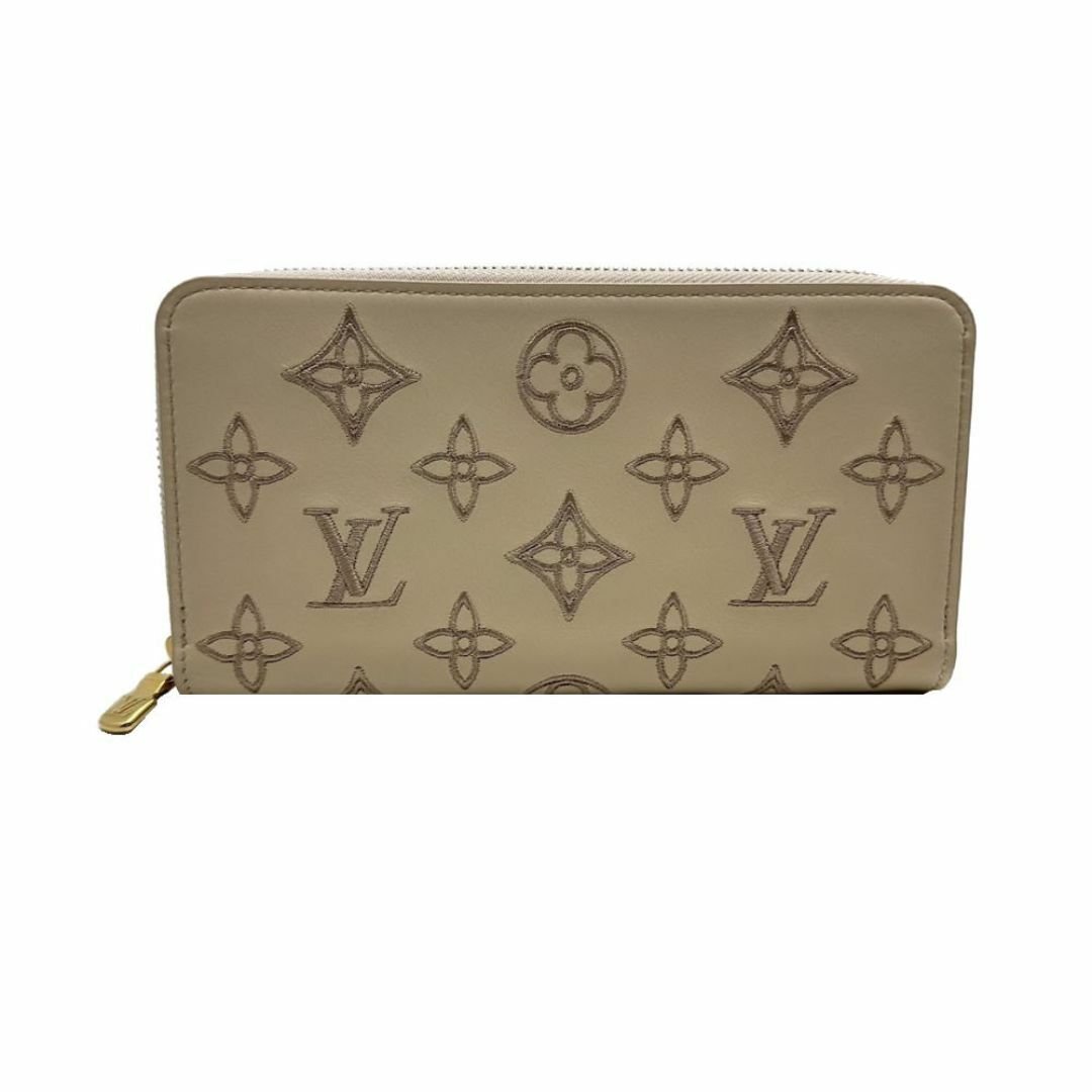 LOUIS VUITTON(ルイヴィトン)のルイヴィトン/LOUIS VUITTON/財布/ブロデリーアングレーズコレクション/ジッピーウォレット/ベージュ/ラウンドファスナー長サイフ/M82471【SA7745】 レディースのファッション小物(財布)の商品写真