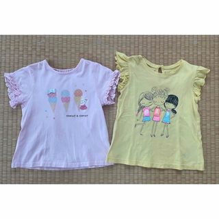 coeur a coeur - クーラクール　アイスクリーム　ベビーギャップ　フリル付き半袖Tシャツ　トップス