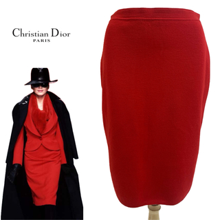 クリスチャンディオール(Christian Dior)のChristian Dior PARIS VINTAGE 1991AW スカート(ひざ丈スカート)