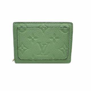 ルイヴィトン(LOUIS VUITTON)のルイヴィトン/LOUIS VUITTON/財布/アンプラント/ポルトフォイユクレア/ライトグリーン/日本限定カラー/三つ折サイフ/M82049【SA7747】(財布)