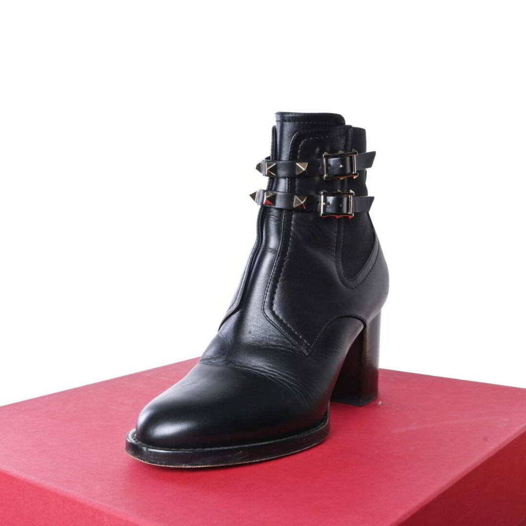 VALENTINO ロックスタッズ レザーブーツ VALENTINO ロックスタッズ レザーブーツ