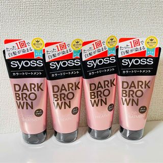 syoss サイオス カラートリートメント 染毛料 ヘアトリートメント 4本(トリートメント)