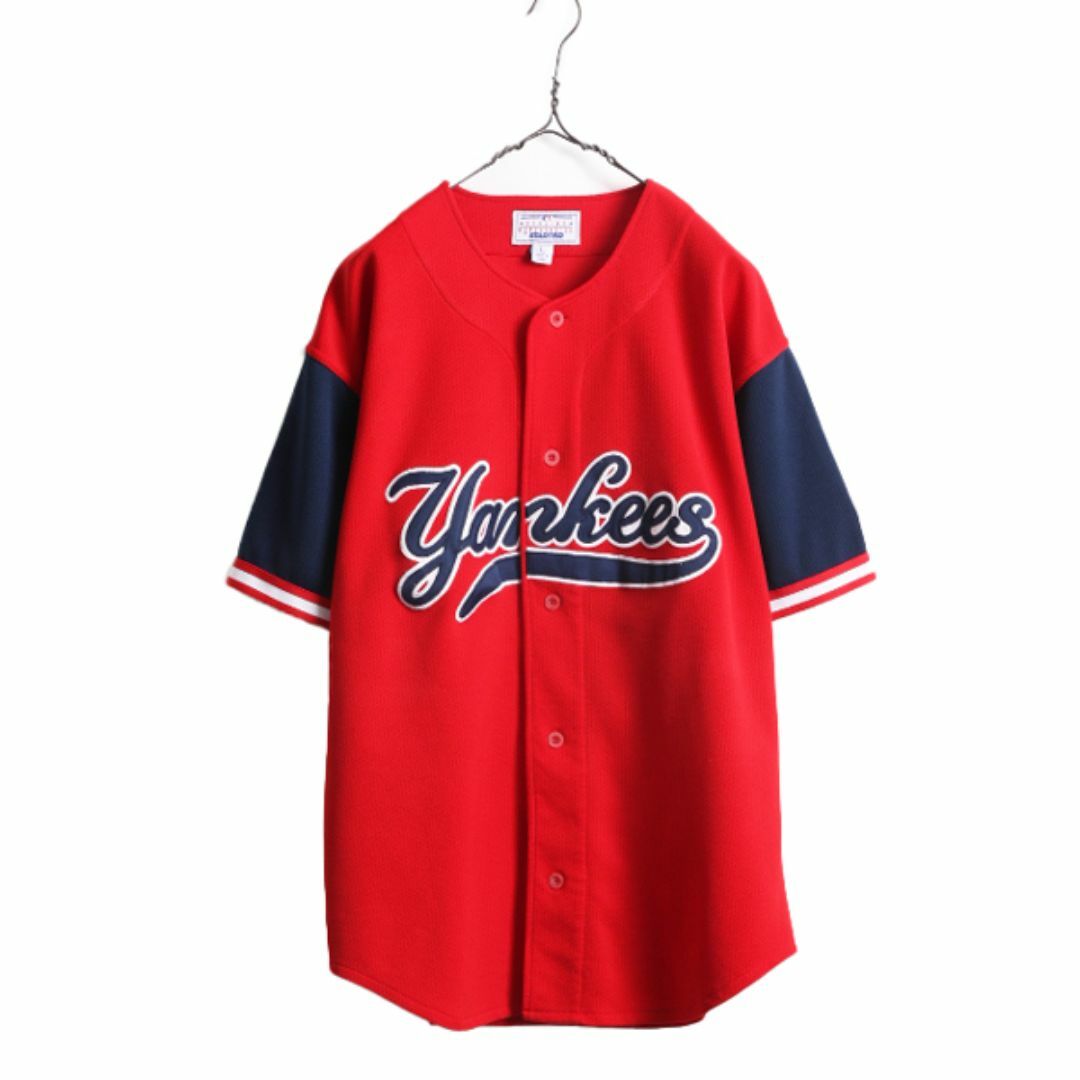 大特価 言い換え MLB オフィシャル シャツ ベースボール ヤンキース スターター ユニフォームシャツ