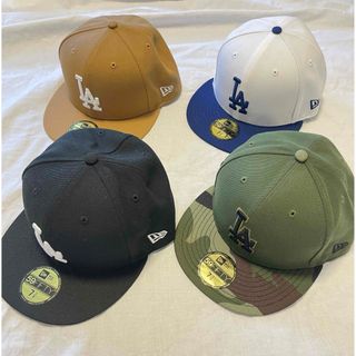 ニューエラー(NEW ERA)のNEWERA ベースボール LA キャップ 7 3/8(キャップ)