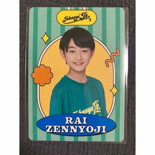 ジャニーズジュニア(ジャニーズJr.)のジャニーズJr. 善如寺來　プロフィールカード(アイドルグッズ)