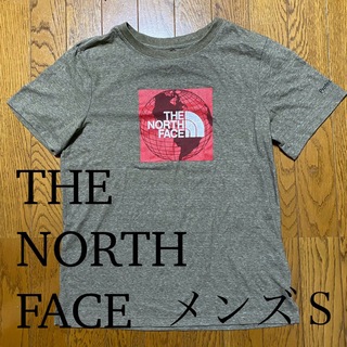 ザノースフェイス(THE NORTH FACE)のTHE NORTH FACE  ザ・ノースフェイス　Tシャツ　メンズＳ　カーキ系(Tシャツ/カットソー(半袖/袖なし))