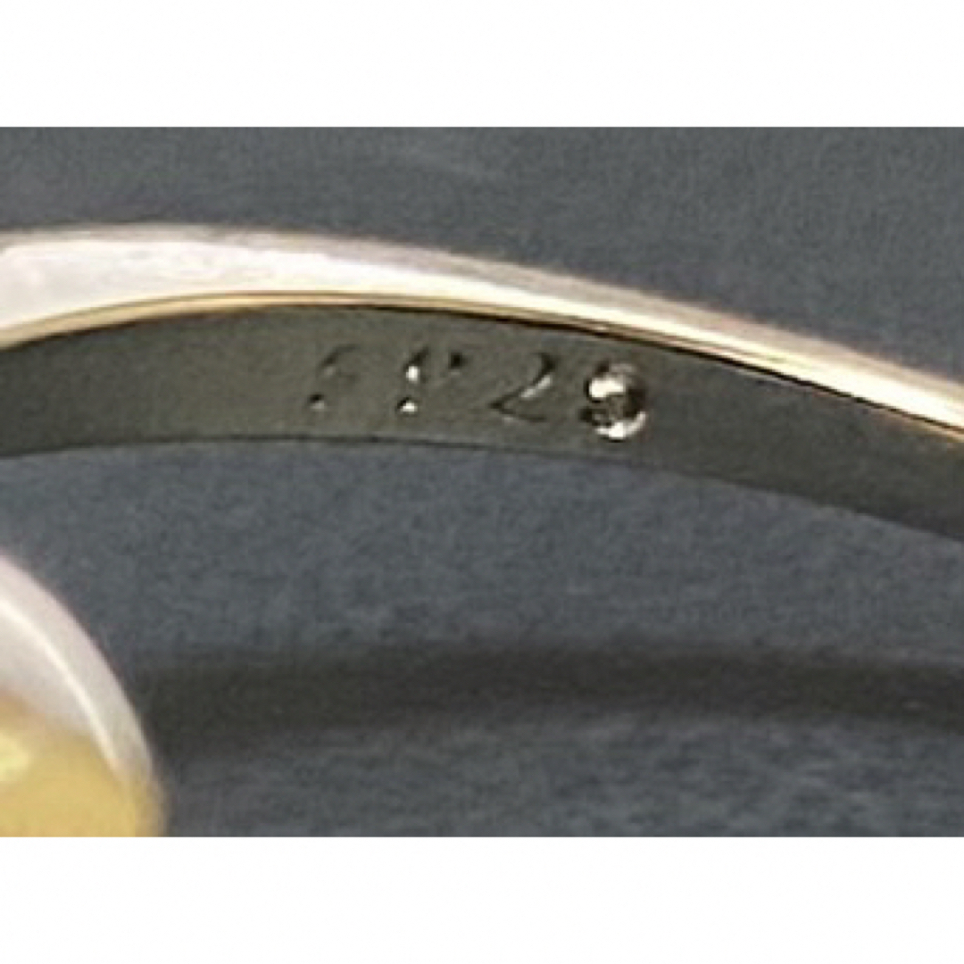 ハート型がキュートなモアサナイトリング　フリーサイズ  シルバーカラータイプ レディースのアクセサリー(リング(指輪))の商品写真