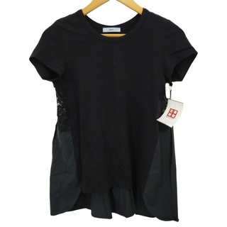 REYC(リック) フラワー刺繍 ショートスリーブ レディース トップス(Tシャツ(半袖/袖なし))