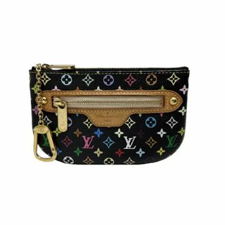 ルイヴィトン(LOUIS VUITTON)のルイヴィトン/LOUIS VUITTON/キーリング付ポーチ/マルチカラー/ポシェットMM/ノワール/コインケース/M60031【SA7757】(ポーチ)