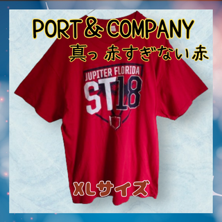 海外古着　PORT＆COMPANY　XL　LLサイズ(23)(Tシャツ/カットソー(半袖/袖なし))