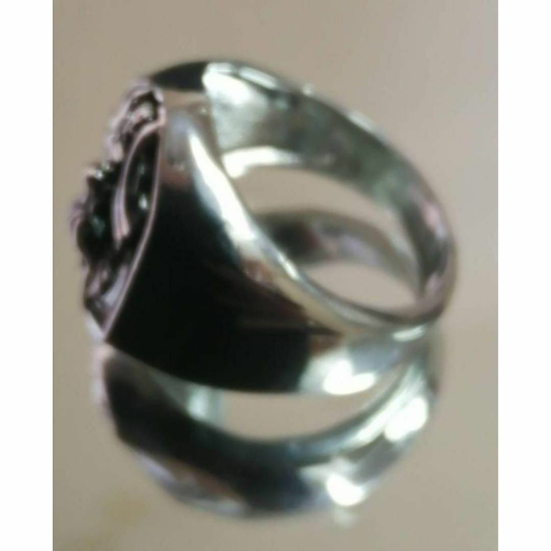 【H117】リング メンズ アクセサリー シルバー かっこいい 指輪 20号 メンズのアクセサリー(リング(指輪))の商品写真