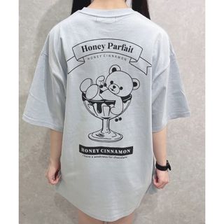 ハニーシナモン(Honey Cinnamon)のハニーシナモン パフェTシャツ サックス 量産型 ロジータ(Tシャツ(半袖/袖なし))