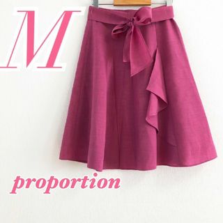 PROPORTION BODY DRESSING - プロポーションボディドレッシング　フレアスカート　M　ピンク　ポリ100%