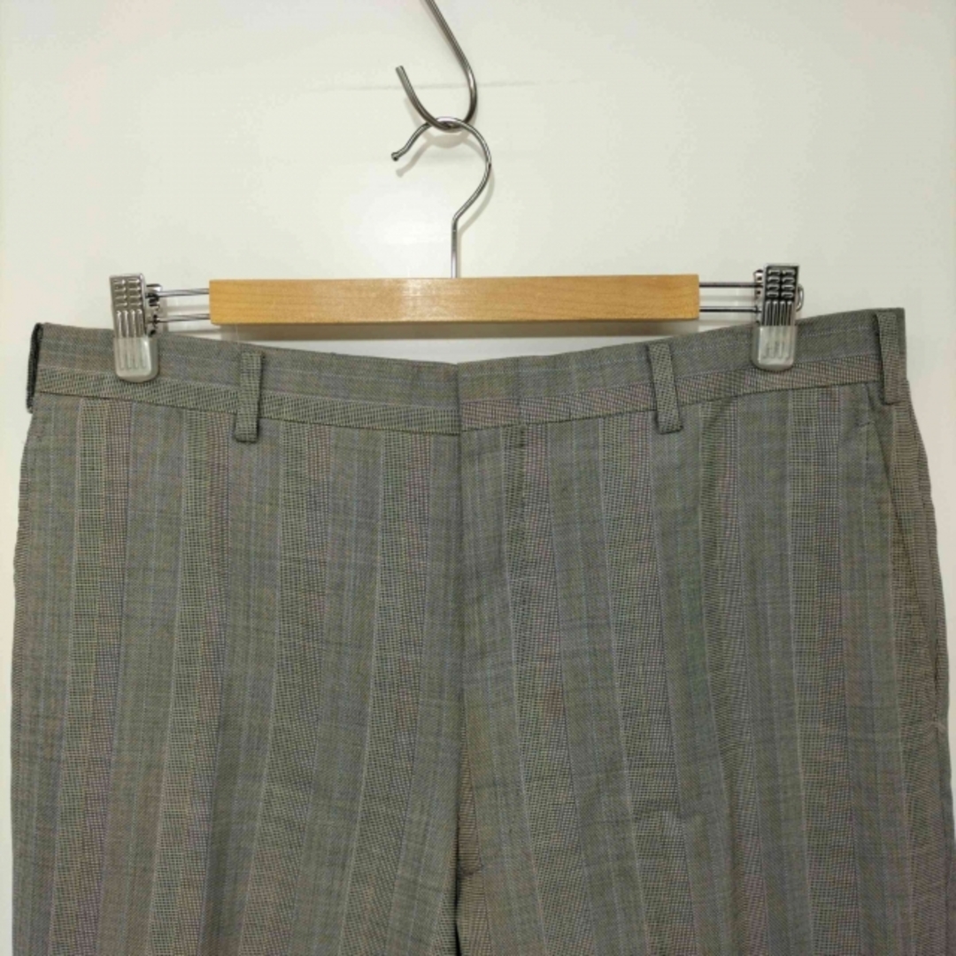BURBERRY(バーバリー)のBURBERRYS(バーバリーズ) マルチストライプワイドスラックス 裾シングル メンズのパンツ(スラックス)の商品写真