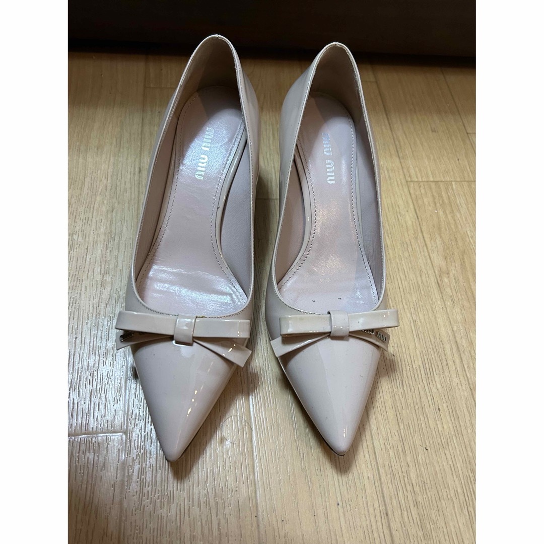 MIUMIU ピンク 5㎝ヒールパンプス MIUMIU ピンク 5㎝ヒールパンプス